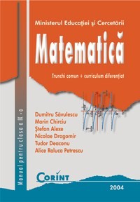 MANUAL CLS. A IX-A - MATEMATICA TC+CD