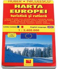 EUROPA-Harta TURISTICA SI RUTIERA