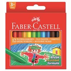 Creioane cerate 12 culori Faber-Castell