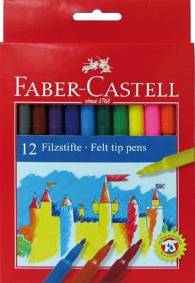 Carioai 12 culori Faber-Castell