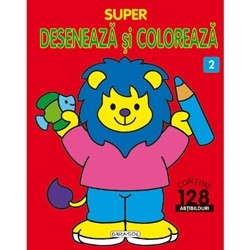 Super deseneaza si coloreaza Nr 2