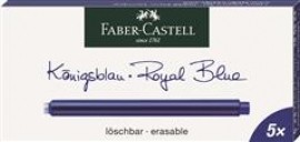 Cartuse Cerneala Mari Albastru 5 Buc/Cutie Faber-Castell