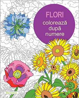 Coloreaza dupa numere - Flori