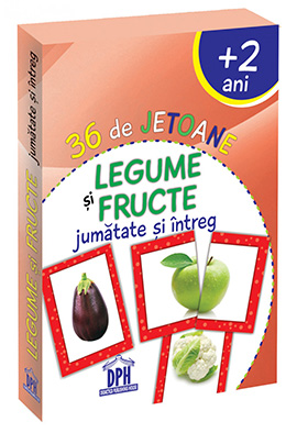 36 de Jetoane - Legume si Fructe (jumatate si Ã®ntreg)