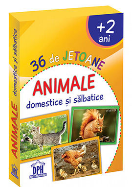 36 de Jetoane - Animale domestice si salbatice