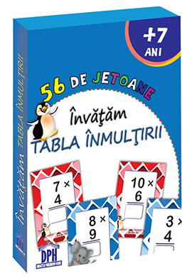 56 de Jetoane - ÃŽnvatam - Tabla Ã®nmultirii