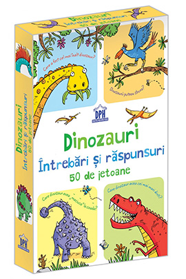 Dinozauri - Intrebari si raspunsuri - 50 de Jetoane