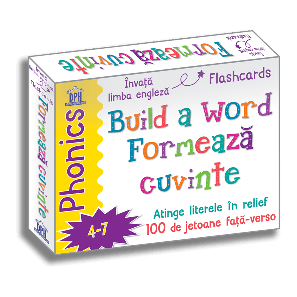 Build a word - Formeaza cuvinte - Jetoane Limba Engleza