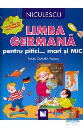 Limba germana pentru pitici... mari si MICI: cu autocolante reutilizabile