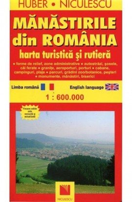 MÄƒnÄƒstirile din RomÃ¢nia. HartÄƒ turisticÄƒ ÅŸi rutierÄƒ