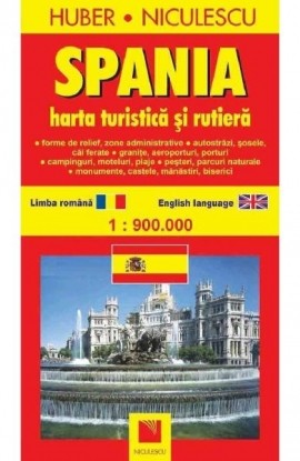 Spania. HartÄƒ turisticÄƒ ÅŸi rutierÄƒ